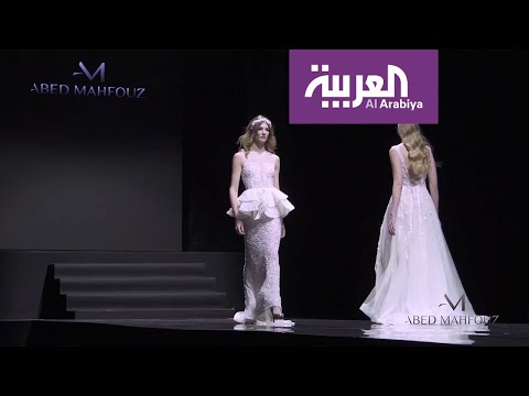  العرب اليوم - شاهد: عرائس المصمم اللبناني عبد محفوظ بالذهبي والفضي