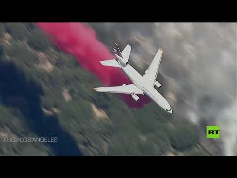  العرب اليوم - شاهد: حرائق الغابات في كاليفورنيا تقترب من لوس أنجلوس