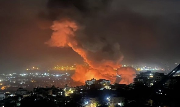  فلسطين اليوم - غارات إسرائيلية على ضاحية بيروت تودي بحياة عشرات اللبنانيين وجيش الاحتلال يُطلق المرحلة الثانية من عملياته البرية وحزب الله يستهدف قاعدة عسكرية