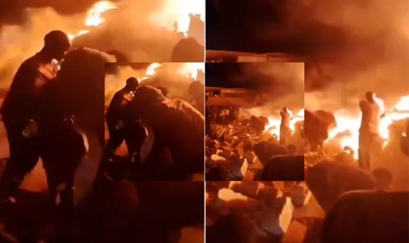 فلسطين اليوم - تحطم طائرة ركاب في مطار أحمد آباد غرب الهند