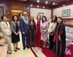  فلسطين اليوم - سفارة فلسطين في اليابان  تنظّم نشاطاً يجسّد الهوية والارتباط بين الفلسطيني والياباني في ذكرى النكبة